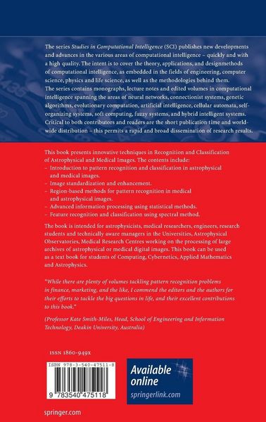 Produktbild: Artificial Intelligence in Recognition and Classification of Astrophysical and Medical Images
