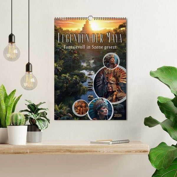 Produktbild: Legenden der Maya (Wandkalender 2026 DIN A3 hoch), CALVENDO Monatskalender