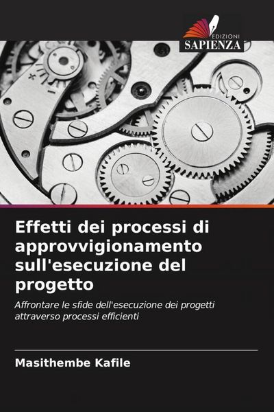 Produktbild: Effetti dei processi di approvvigionamento sull'esecuzione del progetto