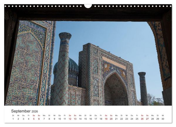Produktbild: Usbekistan (Wandkalender 2026 DIN A3 quer), CALVENDO Monatskalender