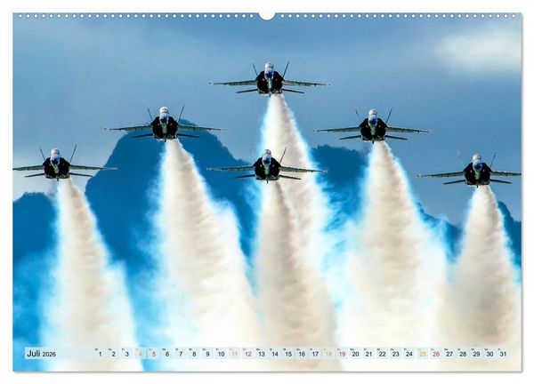 Produktbild: Flugschau - frei sein (hochwertiger Premium Wandkalender 2026 DIN A2 quer), Kunstdruck in Hochglanz