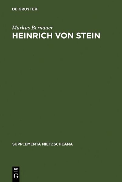 Produktbild: Heinrich von Stein
