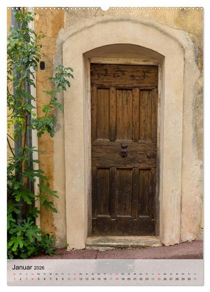 Produktbild: T&uuml;ren, Tore, Fenster der Provence (Wandkalender 2026 DIN A2 hoch), CALVENDO Monatskalender