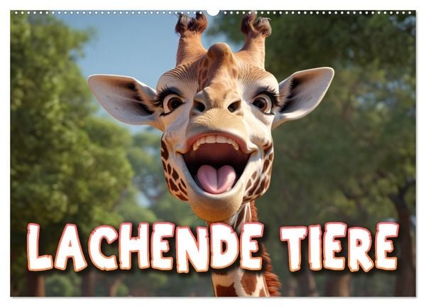 Produktbild: Lachende Tiere (Wandkalender 2026 DIN A2 quer), CALVENDO Monatskalender