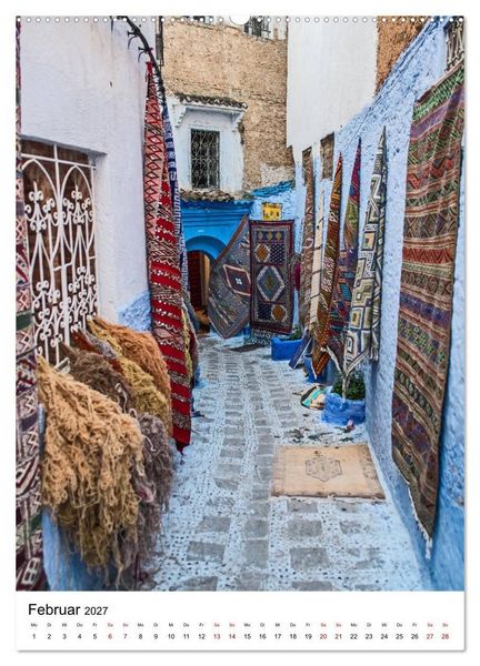 Produktbild: Marokko - Chefchaouen (hochwertiger Premium Wandkalender 2027 DIN A2 hoch), Kunstdruck in Hochglanz