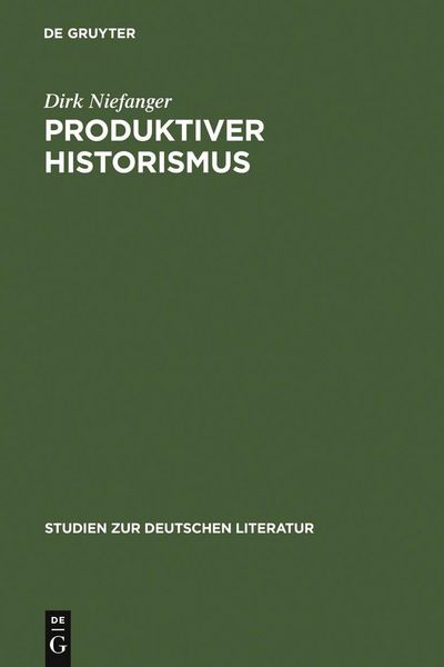 Produktbild: Produktiver Historismus