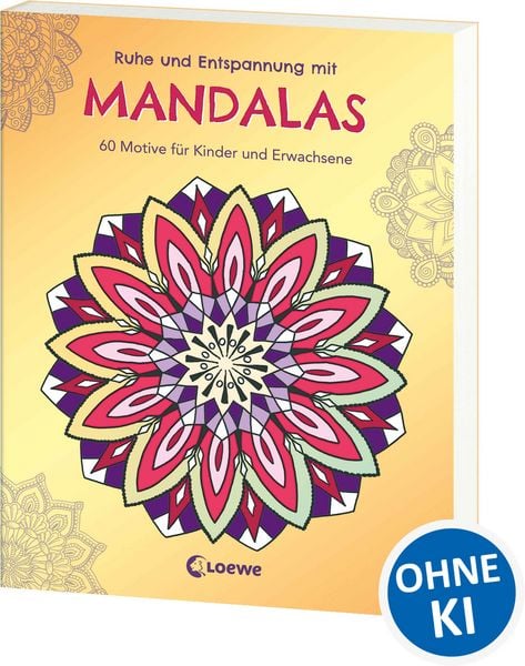 Ruhe und Entspannung mit Mandalas, Taschenbuch von , Loewe, 9783743218307
