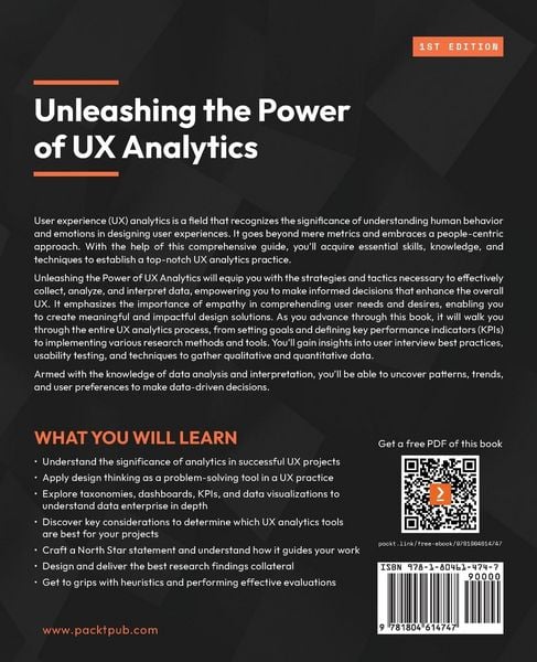 Produktbild: Unleashing the Power of UX Analytics
