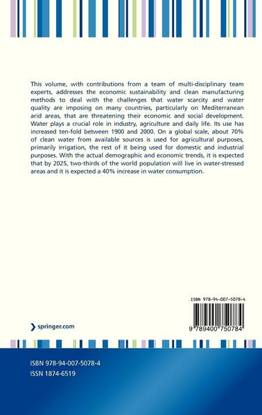 Produktbild: Economic Sustainability and Environmental Protection in Mediterranean Countries through Clean Manufacturing Methods