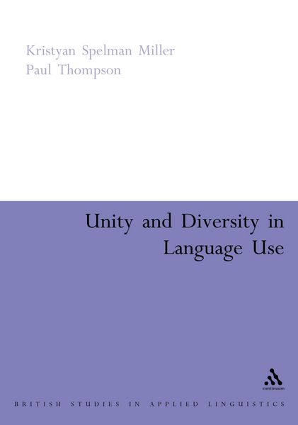 Produktbild: Unity and Diversity in Language Use