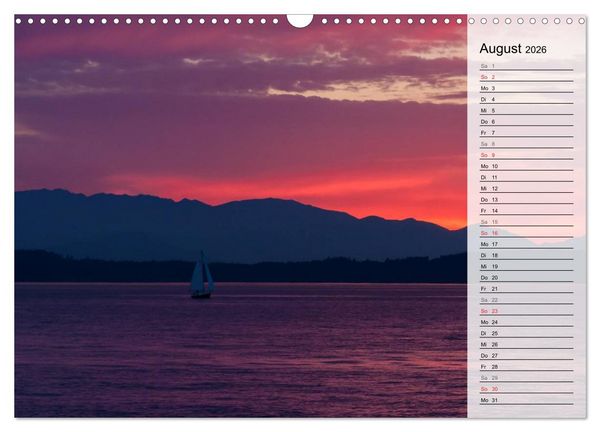 Produktbild: Eine Reise nach Seattle (Wandkalender 2026 DIN A3 quer), CALVENDO Monatskalender