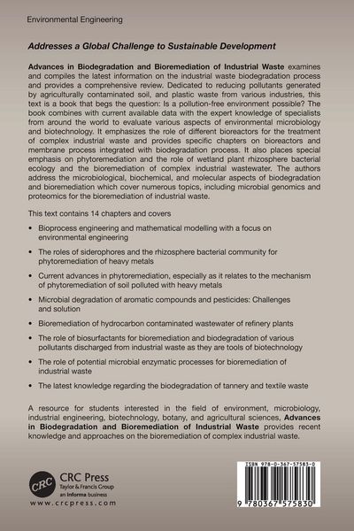 Produktbild: Advances in Biodegradation and Bioremediation of Industrial Waste