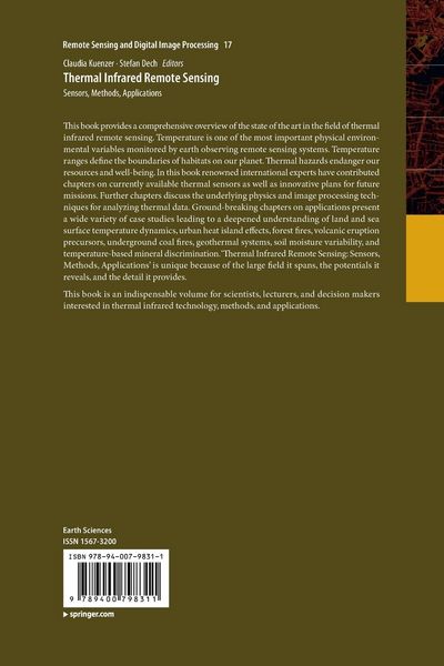 Produktbild: Thermal Infrared Remote Sensing