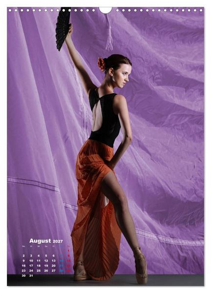 Produktbild: Ballerinen - Anmut, Eleganz und Leichtigkeit (Wandkalender 2027 DIN A3 hoch), CALVENDO Monatskalender