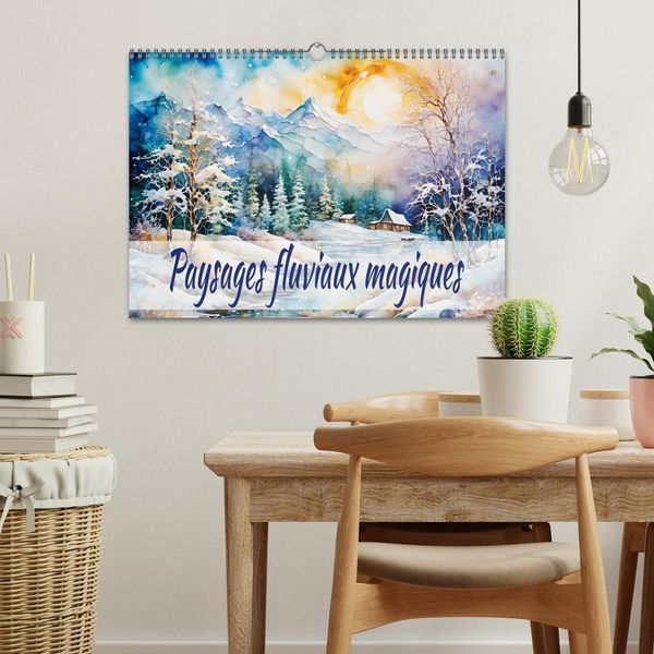 Produktbild: Paysages fluviaux magiques (Calendrier mural 2026 DIN A3 vertical), CALVENDO calendrier mensuel