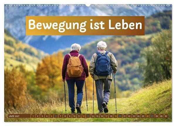 Produktbild: Longevity - Die Zukunft der Vitalit&auml;t (hochwertiger Premium Wandkalender 2027 DIN A2 quer), Kunstdruck in Hochglanz
