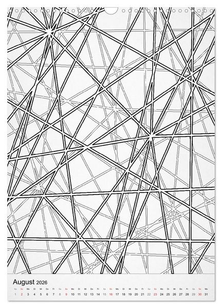 Produktbild: Geometric Graphik Art (Wandkalender 2026 DIN A3 hoch), CALVENDO Monatskalender