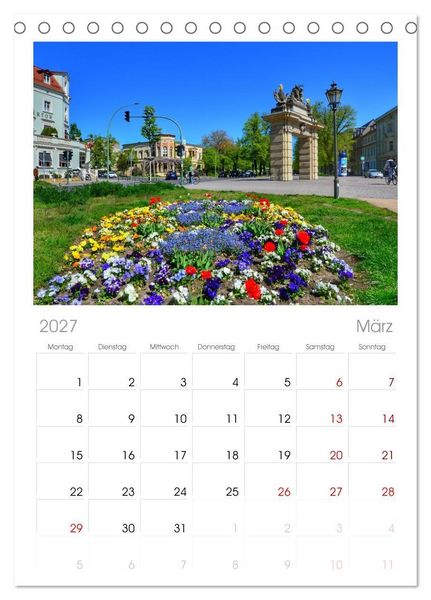Produktbild: Tischplaner 2027 - POTSDAM. Du bist so sch&ouml;n (A5 Tischkalender zum Aufstellen) CALVENDO