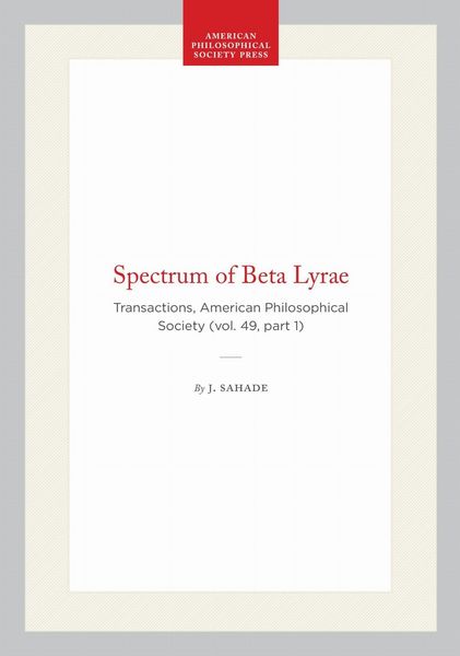 Produktbild: Spectrum of Beta Lyrae
