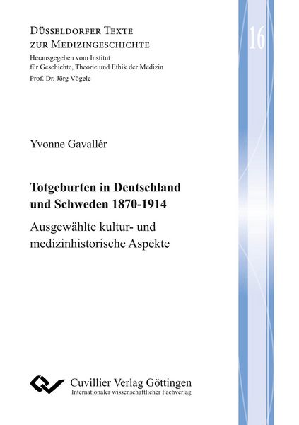 Produktbild: Totgeburten in Deutschland und Schweden 1870-1914