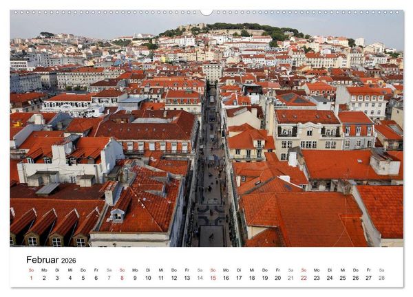 Produktbild: Lissabon Highlights von Petrus Bodenstaff (hochwertiger Premium Wandkalender 2026 DIN A2 quer), Kunstdruck in Hochglanz