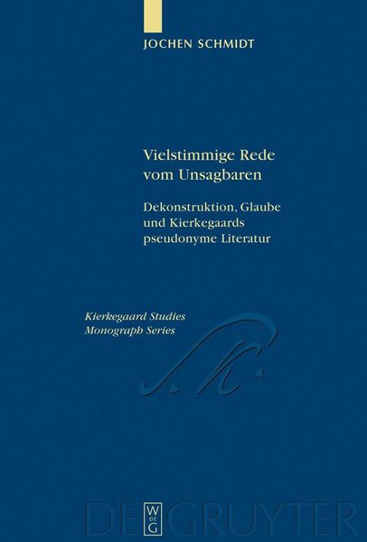 Produktbild: Vielstimmige Rede vom Unsagbaren