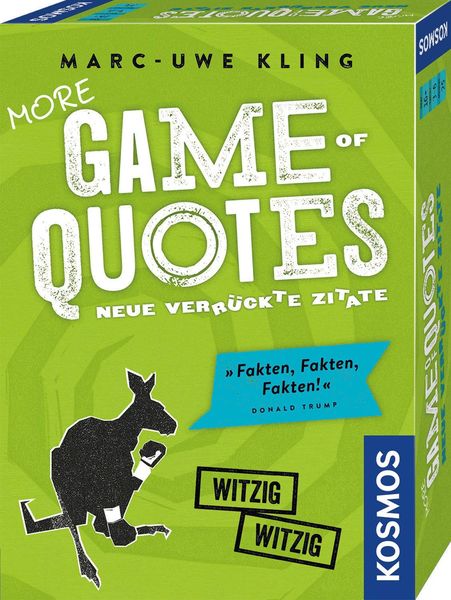 KOSMOS - More Game of Quotes - Neue verrückte Zitate