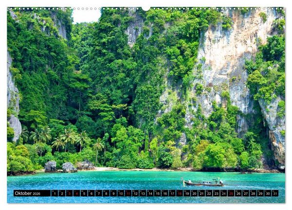 Produktbild: Thailand - Ein bezauberndes K&ouml;nigreich (Wandkalender 2026 DIN A2 quer), CALVENDO Monatskalender