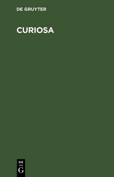 Produktbild: Curiosa