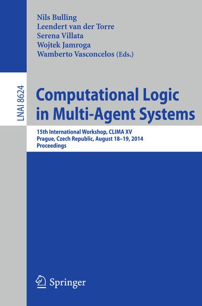 Produktbild: Computational Logic in Multi-Agent Systems