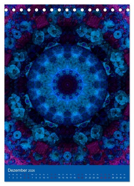 Produktbild: Meditative Pflanzenmandalas (Tischkalender 2026 DIN A5 hoch), CALVENDO Monatskalender