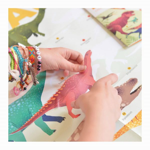 Produktbild: POPPIK - Lernposter & Sticker Dinosaurier