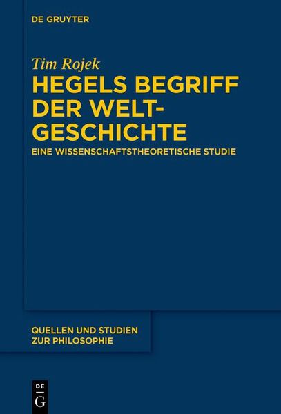 Produktbild: Hegels Begriff der Weltgeschichte