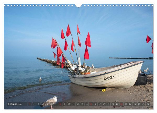 Produktbild: Ahrenshoop - Stimmungsbilder eines K&uuml;nstlerortes (Wandkalender 2026 DIN A3 quer), CALVENDO Monatskalender