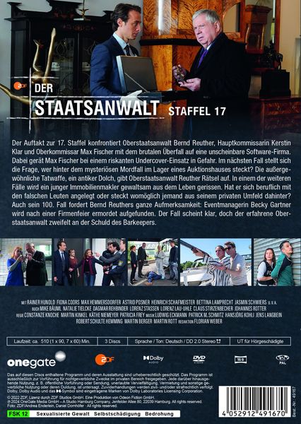 Produktbild: Der Staatsanwalt Staffel 17 [3 DVDs]