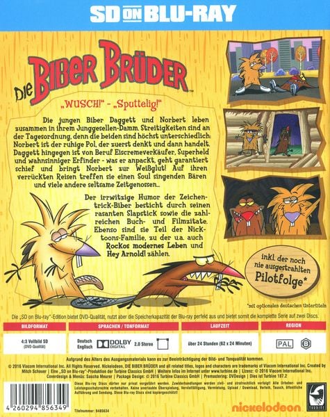 Produktbild: Die Biber Br&uuml;der - Die komplette Serie (SD on Blu-ray) [2 BRs]