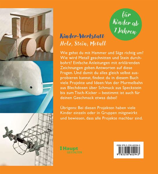Produktbild: Kinder-Werkstatt Holz, Stein, Metall