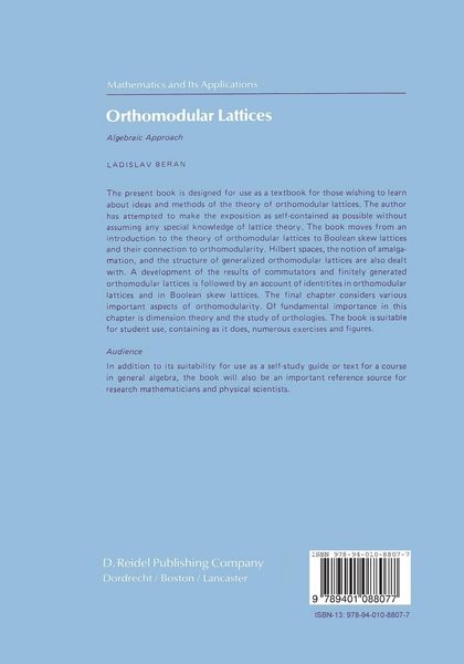 Produktbild: Orthomodular Lattices