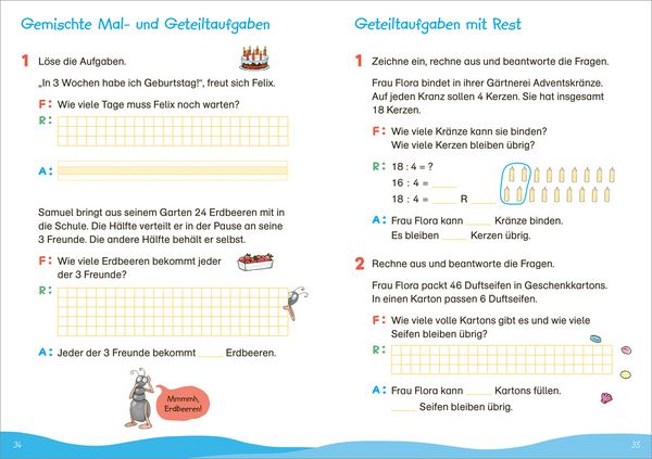 Produktbild: Fit f&uuml;r Textaufgaben 2. Klasse. Mein &Uuml;bungsheft