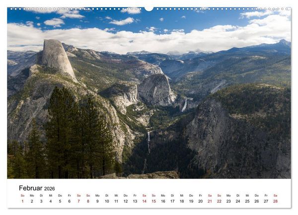 Produktbild: Naturparadiese zwischen Los Angeles und Las Vegas (Wandkalender 2026 DIN A2 quer), CALVENDO Monatskalender
