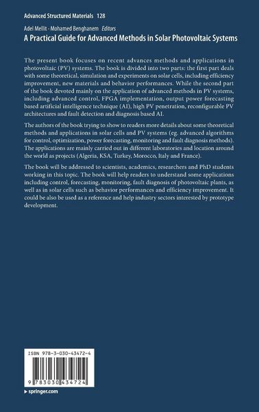 Produktbild: A Practical Guide for Advanced Methods in Solar Photovoltaic Systems