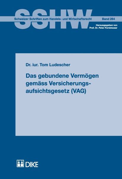 Produktbild: Das gebundene Verm&ouml;gen gem&auml;ss Versicherungsaufsichtsgesetz (VAG)