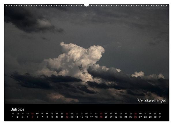 Produktbild: Wolken-Kunstwerke (Wandkalender 2026 DIN A2 quer), CALVENDO Monatskalender