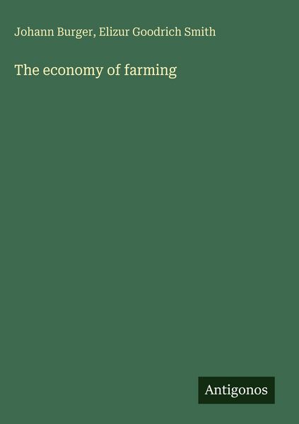 Produktbild: The economy of farming