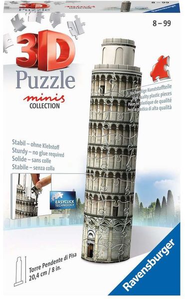 3D Puzzle Ravensburger Mini Schiefer Turm von Pisa 54 Teile