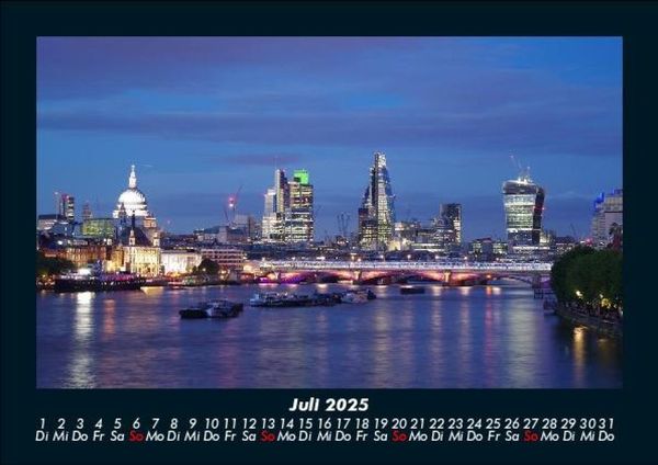 Produktbild: London 2025 Fotokalender DIN A5