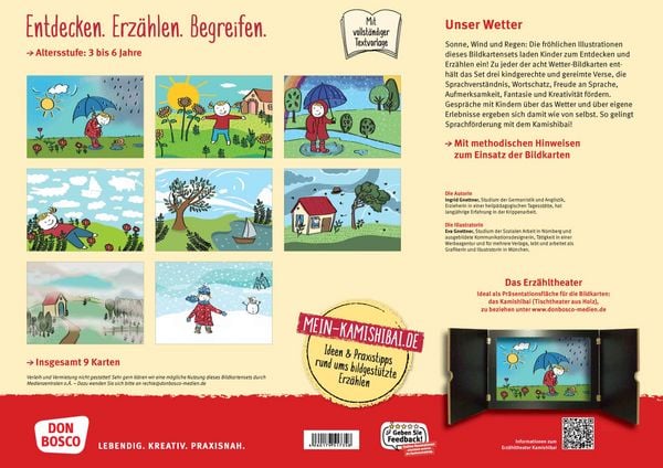 Produktbild: Unser Wetter. Kamishibai Bildkartenset