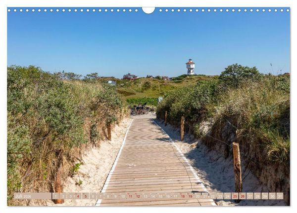 Produktbild: Inselliebe Langeoog (Wandkalender 2026 DIN A3 quer), CALVENDO Monatskalender
