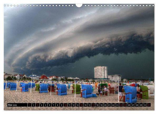Produktbild: Urlaub in Warnem&uuml;nde (Wandkalender 2026 DIN A3 quer), CALVENDO Monatskalender