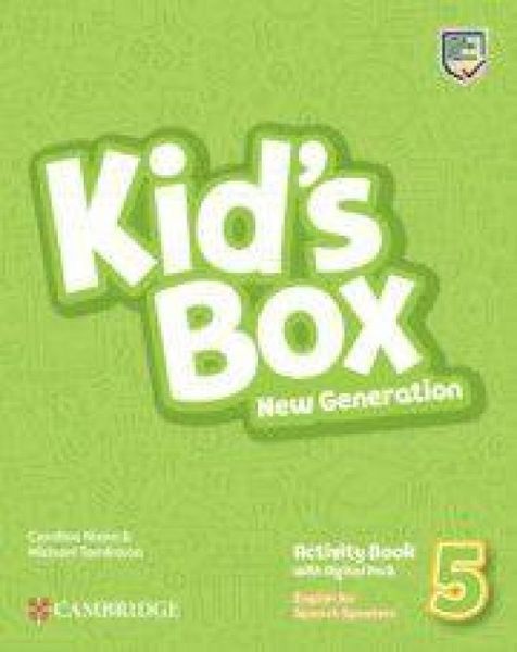Produktbild: Kid's Box New Generation Level 5 Activity Book with Home Booklet and Digital Pack English for Spanish Speakers